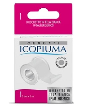 ICOPIUMA CEROTTO IN ROCCHETTO BIANCO CM 5X500 CM - farmachicca