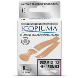 CEROTTO ICOPIUMA ELASTICO ERGONOMICO 16 PEZZI - farmachicca