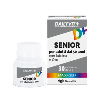 DAILYVIT+ SENIOR MULTIVITAMINICO E MULTIMINERALE 30 COMPRESSE - farmachicca