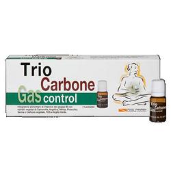 TRIOCARBONE GAS CONTROL 7 FLACONCINI 10 ML - farmachicca