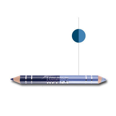 I COLORI DI HELAN BIO MATITA DUO OCCHI AVIO BLU NOTTE - farmachicca