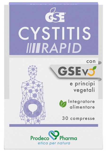 GSE CYSTITIS RAPID 30 COMPRESSE - farmachicca