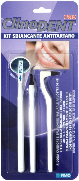 CLINODENT TRIO SBIANCANTE ANTI TARTARO 1 PEZZO - farmachicca
