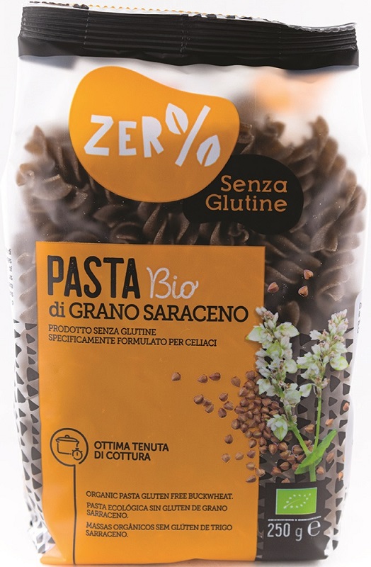 ZERO% GLUTINE FUSILLI GRANO SARACENO INTEGRALE SENZA GLUTINE250 G - farmachicca