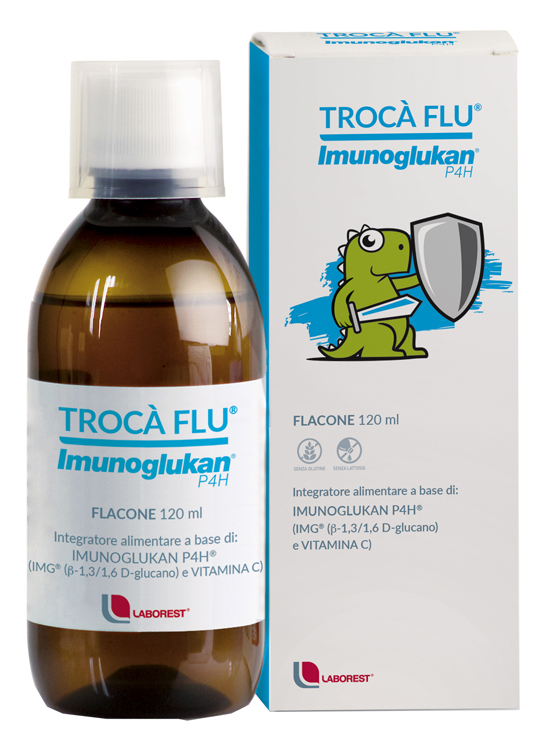 TROCA' FLU' IMUNOGLUKAN FLACONE 120 ML - farmachicca