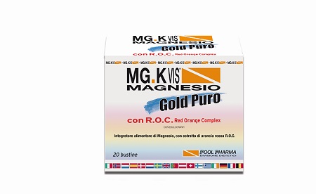 MGK VIS MAGNESIO GOLD PURO 20 BUSTE - farmachicca