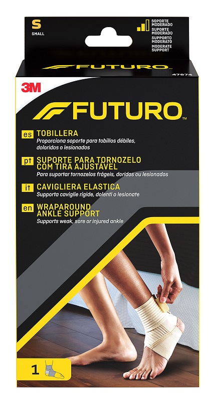 CAVIGLIERA ELASTICA FUTURO SMALL DIMENSIONE 18/20,5CM - farmachicca