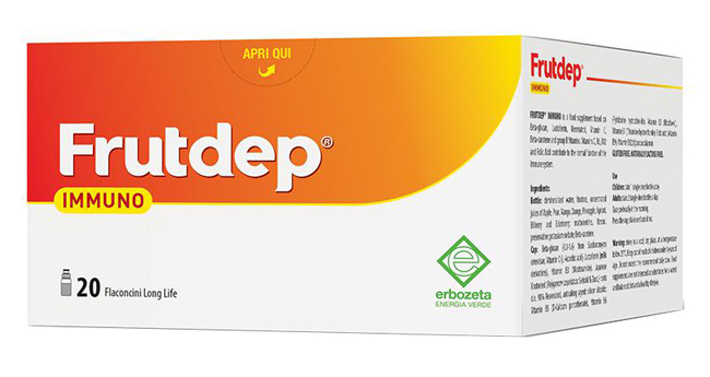 FRUTDEP IMMUNO 20 FLACONCINI 10 ML - farmachicca