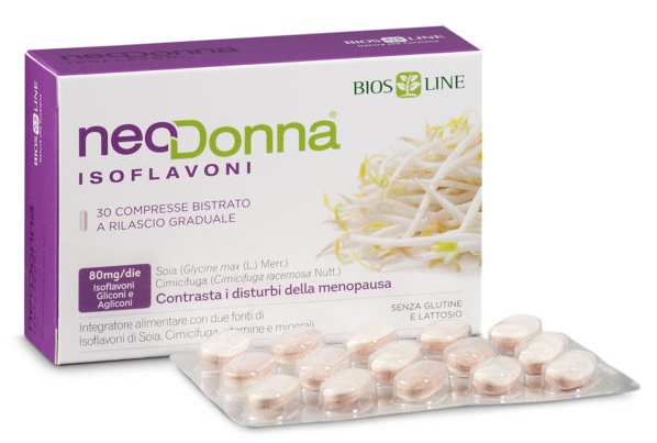 BIOSLINE NEODONNA ISOFLAVONI 60 COMPRESSE - farmachicca