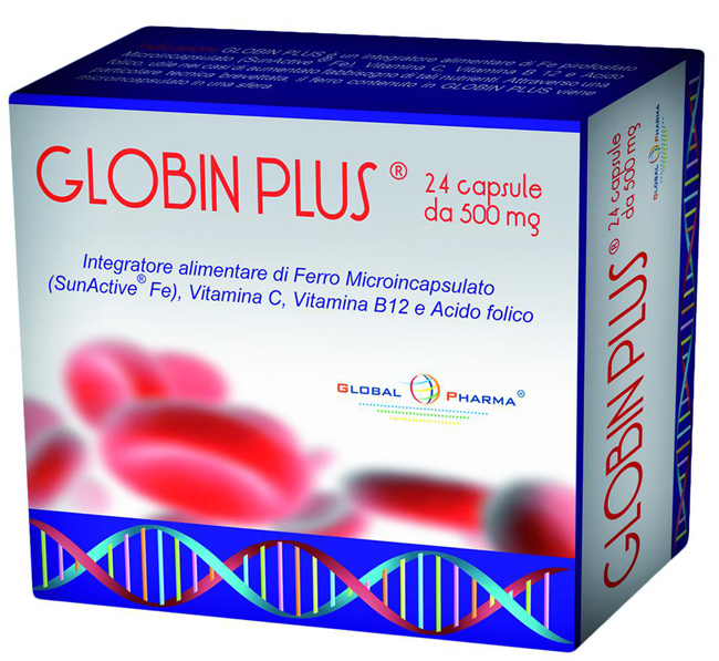 GLOBIN PLUS 24 CAPSULE - farmachicca