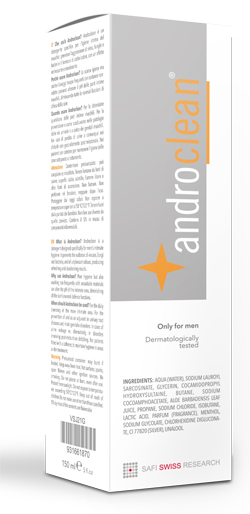 ANDROCLEAN DETERGENTE INTIMO MASCHILE 150ML - farmachicca