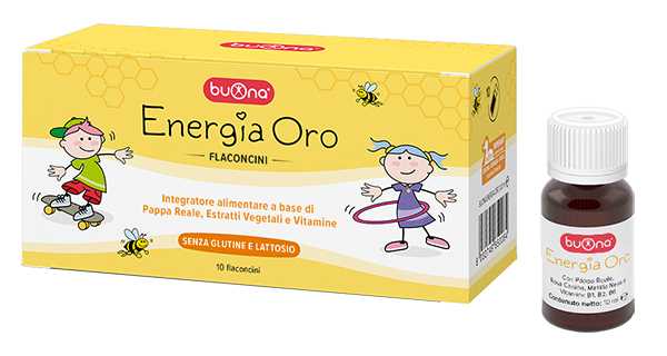 BUONA ENERGIA ORO 10 FLACONCINI DA 10 ML - farmachicca