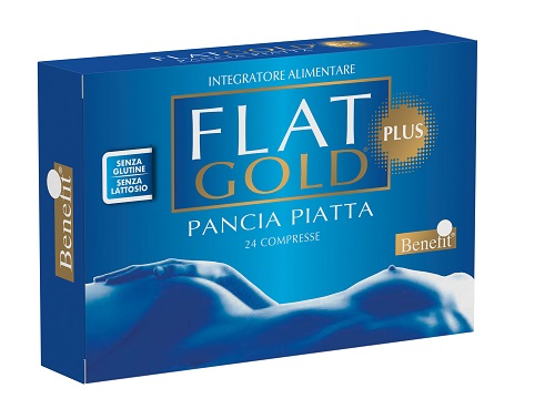 FLAT GOLD PLUS 24 COMPRESSE - farmachicca