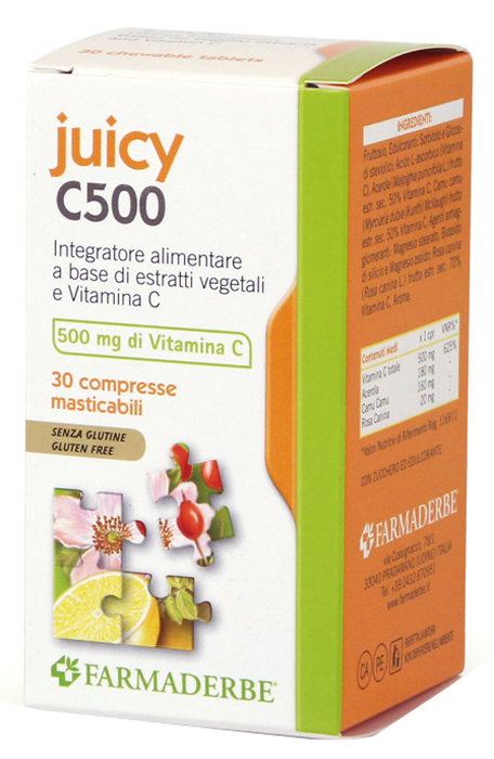 JUICY C 500 30 COMPRESSE - farmachicca