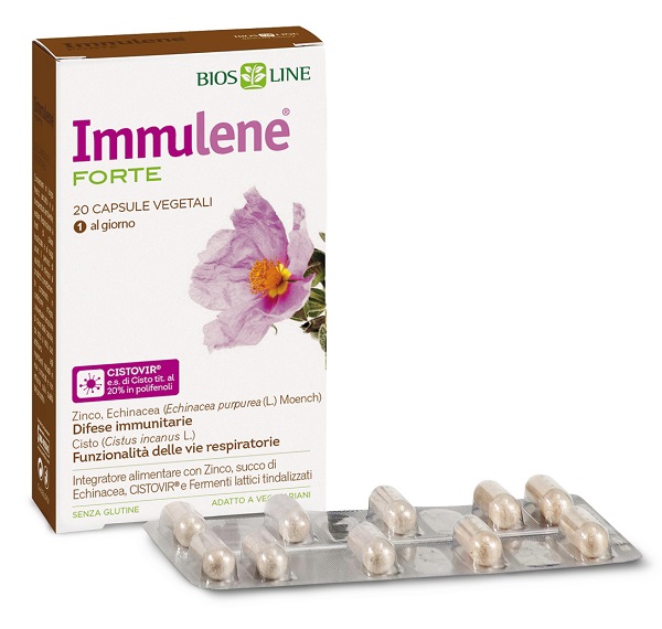 BIOSLINE IMMULENE FORTE 20 CAPSULE - farmachicca