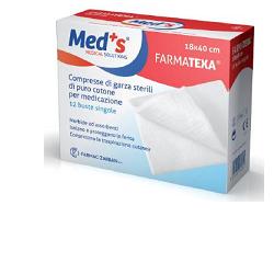 GARZA COMPRESSA MEDS FARMATEXA OCULARE 10 PEZZI - farmachicca