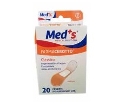CEROTTO MEDS POLIURETANO IPOALLERGENICO CLASSICO MEDIO 20 PEZZI - farmachicca
