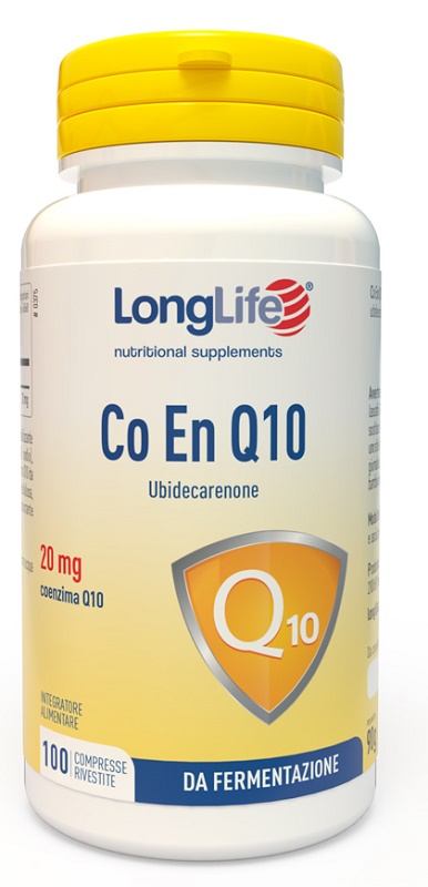 LONGLIFE CO EN Q10 20MG 100 COMPRESSE - farmachicca