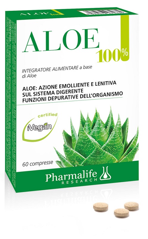 ALOE 100% INTEGRATORE ALIMENTARE 60CPR - farmachicca