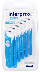 INTERPROX PLUS CONICO BLU 6 PEZZI - farmachicca