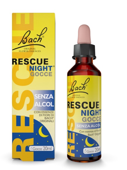 RESCUE ORIGINAL NIGHT SENZA ALCOL GOCCE 20 ML - farmachicca