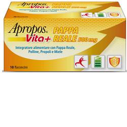 APROPOS VITA+ PAPPA REALE 500 MG 10 FLACONCINI 10 ML - farmachicca
