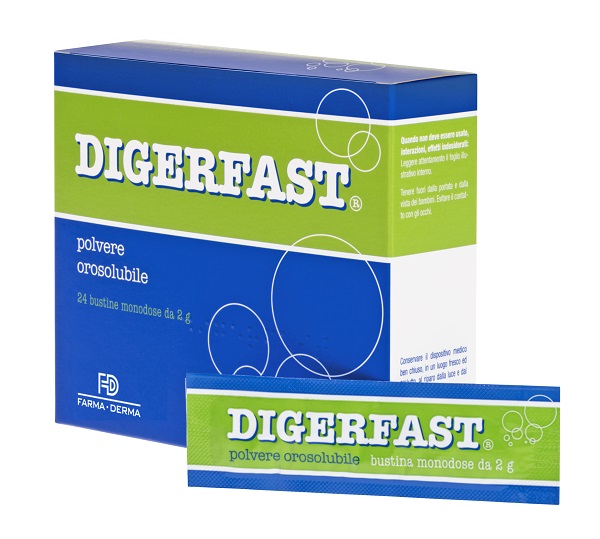 DIGERFAST POLVERE 24 BUSTINE MONODOSE 2 G - farmachicca