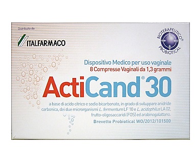 ACTICAND 30 8 COMPRESSE VAGINALI - farmachicca