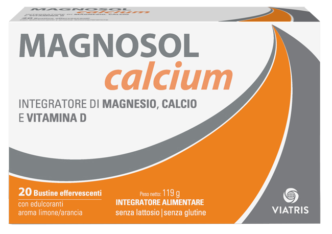 MAGNOSOL CALCIUM POLVERE EFFERVESCENTE 20 BUSTINE - farmachicca