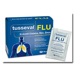TUSSEVAL FLU 12 BUSTINE SOLUBILI 60 G - farmachicca