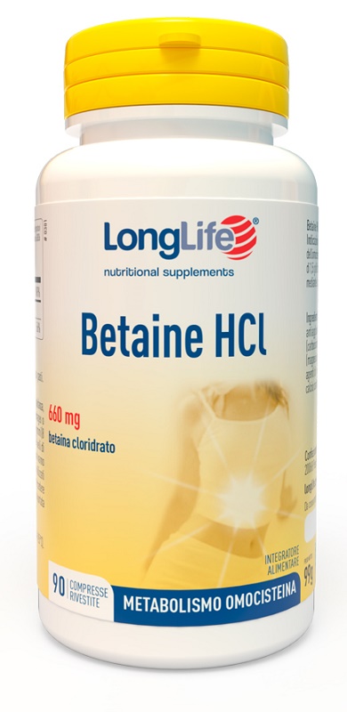 LONGLIFE BETAINE HCL 90 COMPRESSE - farmachicca