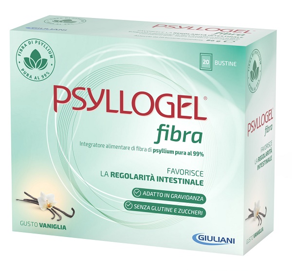 PSYLLOGEL FIBRA VANIGLIA 20 BUSTINE - farmachicca