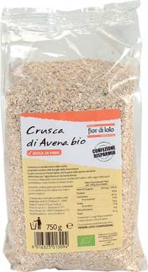 CRUSCA DI AVENA BIO 750 G - farmachicca