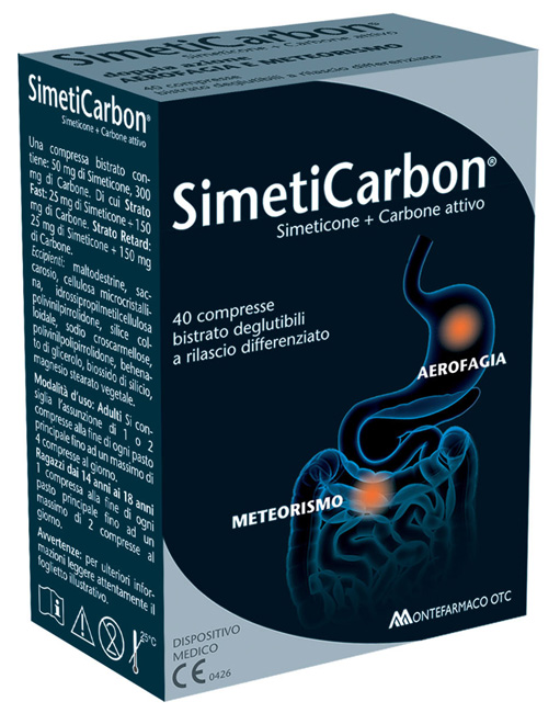 SIMETICARBON 40 COMPRESSE - farmachicca