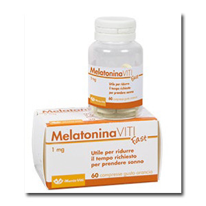 MELATONINA VITI FAST 1MG 60 COMPRESSE GUSTO ARANCIA - farmachicca