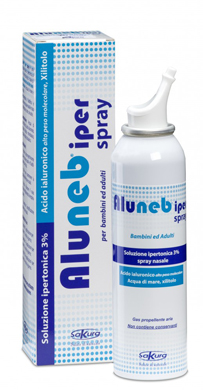 ALUNEB SOLUZIONE IPERTONICA 3% SPRAY NASALE 125 ML - farmachicca