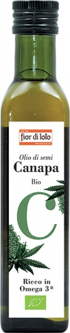 FIOR DI LOTO OLIO DI SEMI DI CANAPA BIO 250 ML - farmachicca