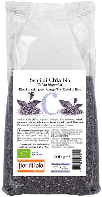 SEMI DI CHIA BIO 400 G - farmachicca