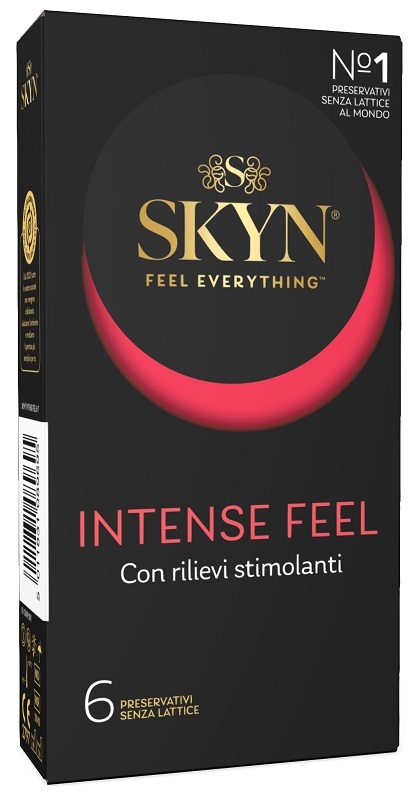 PROFILATTICO ANSELL AKUEL SKYN INTENSE FEEL B 6 PEZZI - farmachicca