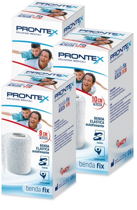 BENDA ELASTICA PRONTEX FIX AUTOFISSANTE 12 CM DI ALTEZZA PER4 METRI IN ESTENSIONE 1 PEZZO - farmachicca
