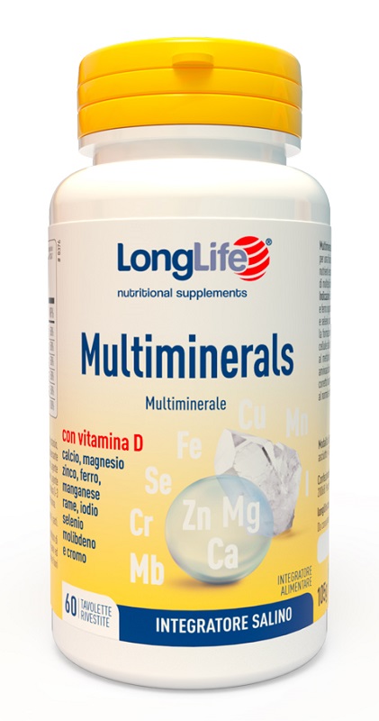 LONGLIFE MULTIMINERALS 60 TAVOLETTE - farmachicca