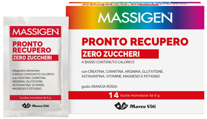 MASSIGEN PRONTO RECUPERO ZERO ZUCCHERI 14 BUSTINE - farmachicca