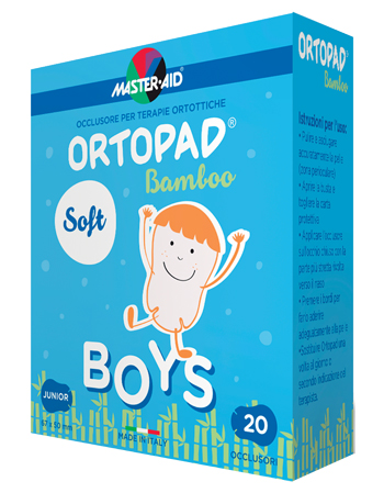 CEROTTO OCULARE PER ORTOTTICA ORTOPAD SOFT BOYS JUNIOR 20 PEZZI - farmachicca