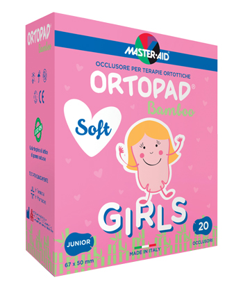 CEROTTO OCULARE PER ORTOTTICA ORTOPAD SOFT GIRLS JUNIOR 20 PEZZI - farmachicca