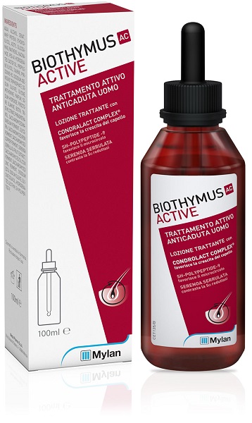 BIOTHYMUS AC ACTIVE TRATTAMENTO ATTIVO ANTICADUTA UOMO LOZIONE 100 ML - farmachicca