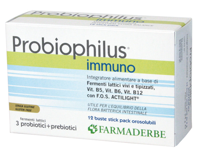 PROBIOPHILUS IMMUNO 12 BUSTE - farmachicca