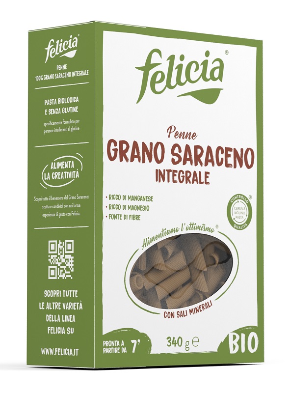 FELICIA BIO SARACENO PENNE 340 G - farmachicca