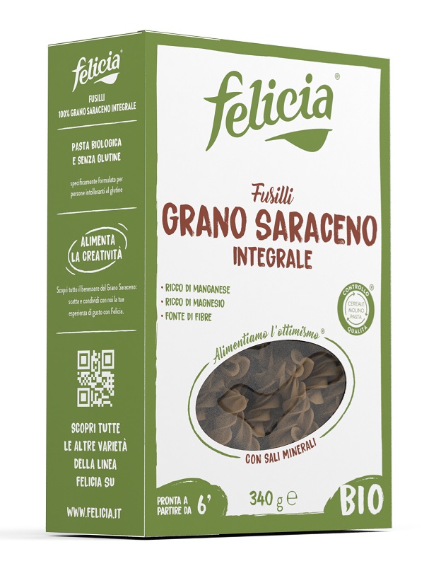 FELICIA BIO SARACENO FUSILLI 340 G - farmachicca