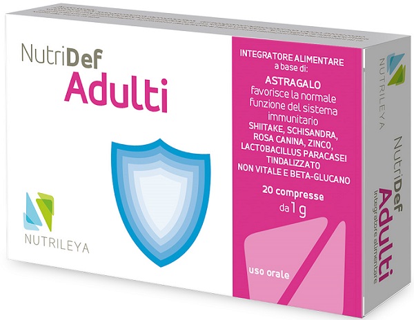 NUTRIDEF ADULTI 20 COMPRESSE - farmachicca