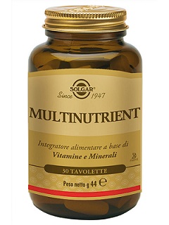 MULTINUTRIENT SOLGAR 30 TAVOLETTE - farmachicca